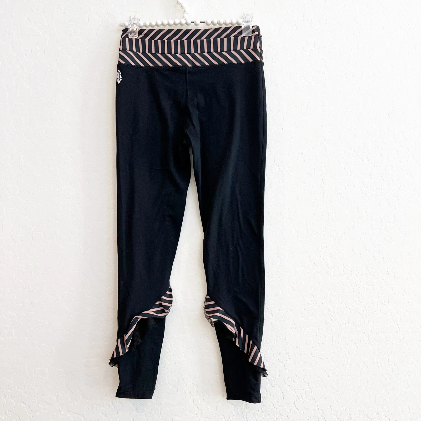 free-people-movement flyer ruffle striped high waist leggings
