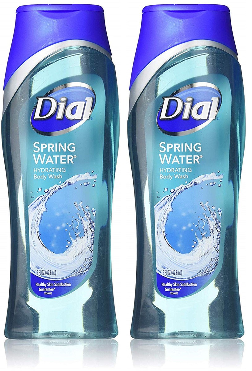 Dial Body Wash Spring Water 16 Ounce Hydrating (473ml) (Pack of