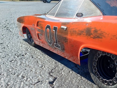 Dukes of Hazzard - General Lee - Decal set FOR: Pro-Line 1/10 Drag Charger body - Picture 6 of 7
