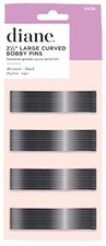 Curved Hair Bobby Pins for Women Bulk Pack of 40 40 Count Pack of 1 BLACK