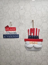 4th of July Patriotic Americana Wall Decor Sign Bundle