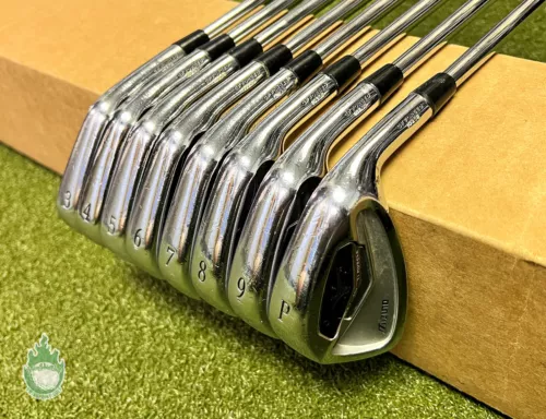 Used Mizuno MP-15 Ti Muscle Forged Irons 3-PW 6.5 X-Stiff Flex Steel Golf Set