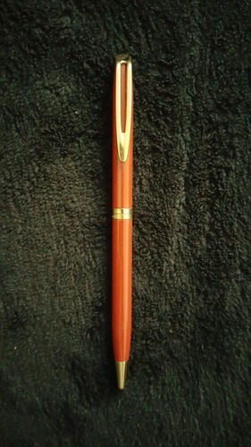 Stylo Bille Waterman CF Laqué Corail - Comme Neuf, Jamais Utilisé Avec Recharge