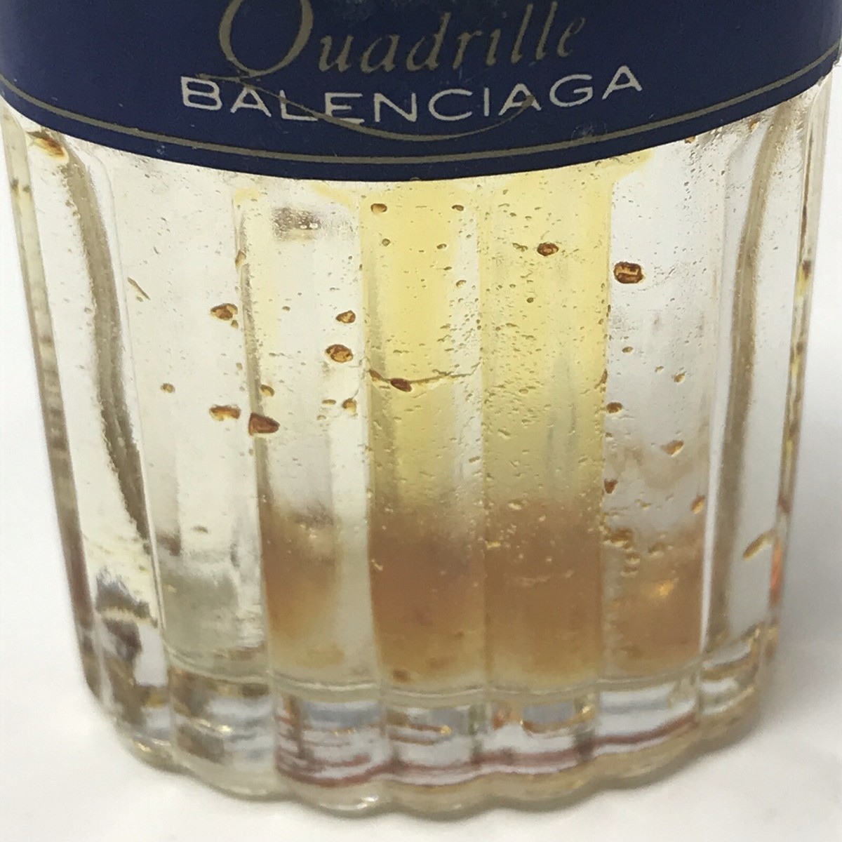 Vintage Balenciaga Quadrille Perfume EMPTY Bottle Rare Blue Label