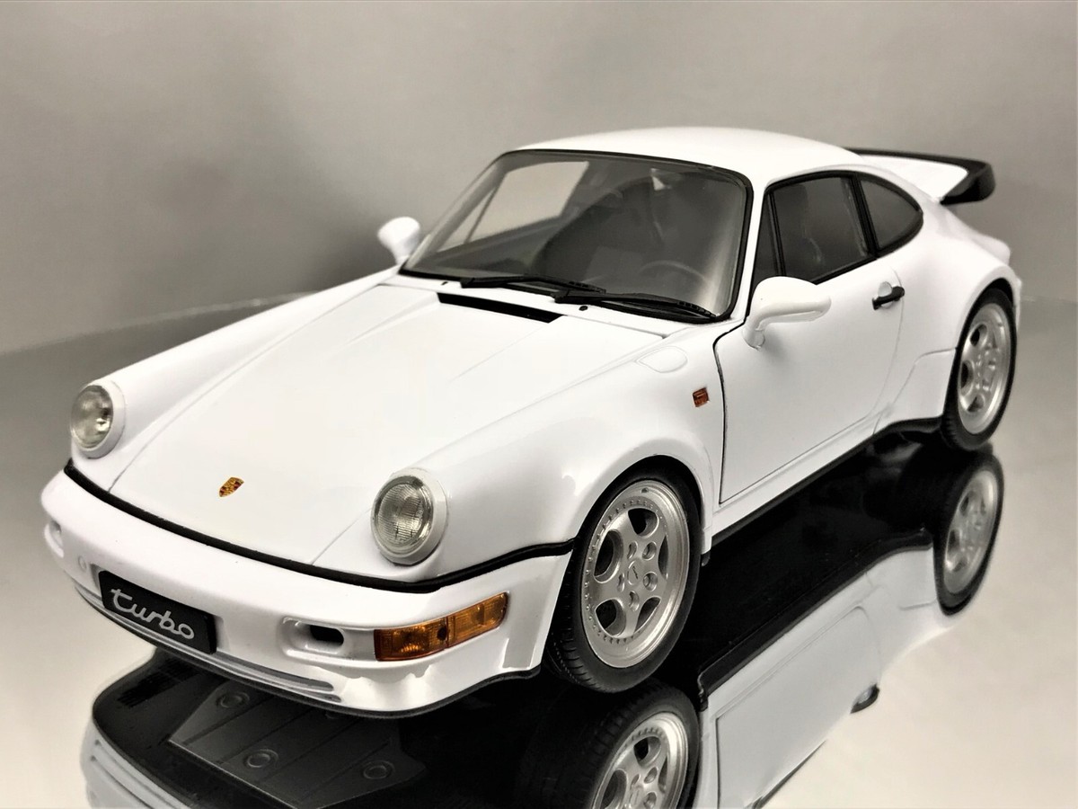 Welly NEX Porsche 911 (964) Turbo 3.3 1990 White Diecast Model Car