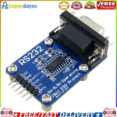 Waveshare Serial Port Modul RS232 zu TTL Modul 3V-5,5V Seriell zu TTL Konverter