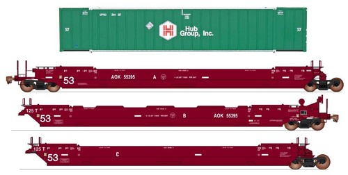 INTERMTN. HO WELL CAR AOK CON CONTENEDOR DE 6 BUJES 53' #55494 PN 47368C | Zustand: New