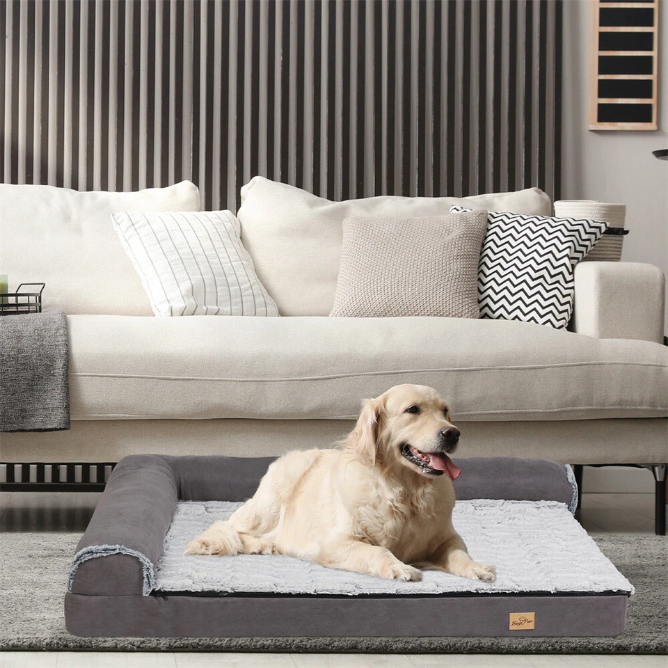 Extra Large Pet Dog Calming Bed Memory Foam Orthopedic Sofa Soft Removable Cover - image 4 of 4