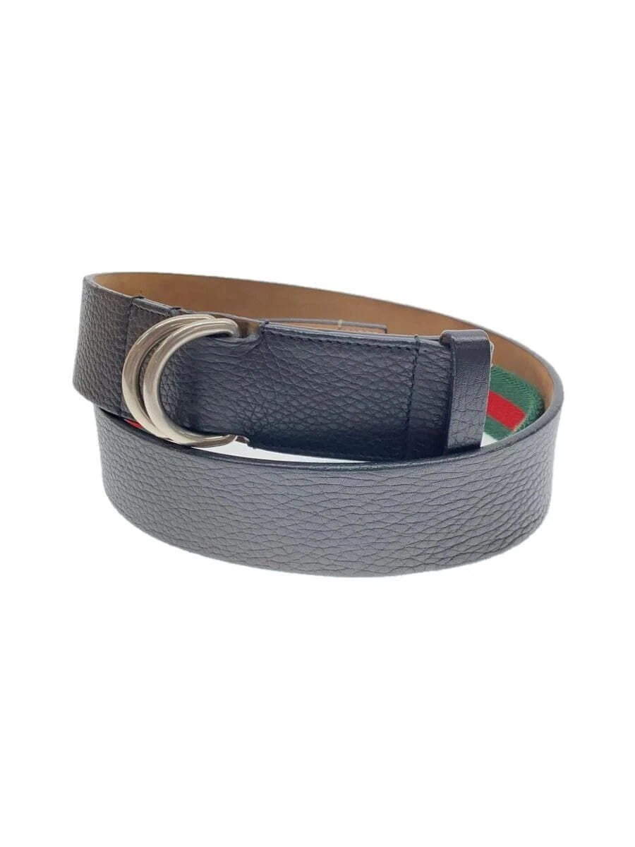 Ceinture GUCCI cuir noir uni homme 309259 214351 90 36 Occasion