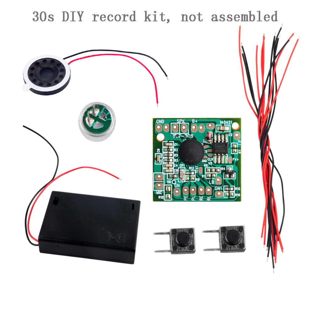 30s DIY Music Box Sound Recordable Voice Recorder Module + 8ohm