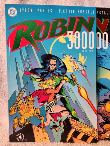 Robin 3000 #1-2 SET Fumetti 1992 - DC F/VF - Foto 4 di 6