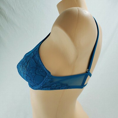Victoria's Secret Bra 32c Very Unlined Plunge Aqua for sale online