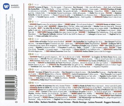 100 BEST OPERA CLASSICS - 100 BEST 6 CD NEUF MOZART/BELLINI/GOUNOD/OFFENBACH/ - Foto 2 di 2