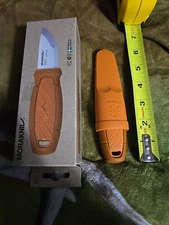 New Mora Eldris Knife Orange M-13501 Hunter Camp Survival Hunting Skinner 
