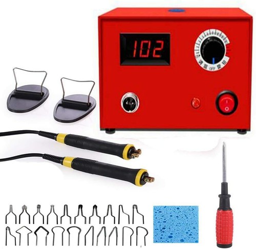 50W Zestaw palnika na drewno Zestaw pirograficzny 20 szt. Pirografia Nib Cyfrowe narzędzie do spalania drewna - Zdjęcie 1 z 10