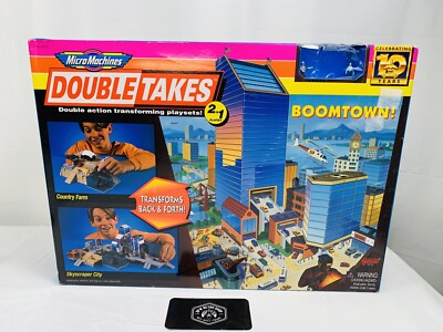 Galoob Micro Machines Double Takes: BOOMTOWN Playset BRAND NEW SEALED 1996