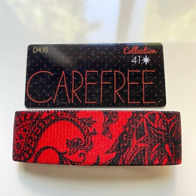 RARE White Star Zox strap Carefree red elastic wristband bracelet