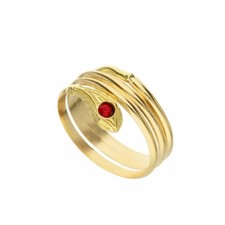 Snake Ring in 18 Carat Yellow Gold
