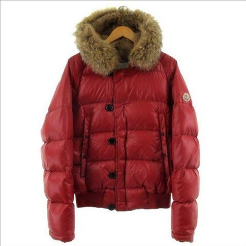Moncler Down Jacket Real Fur Red 2 Men S Used K99i4108 From Japan Ems Moncler Down Jacket Real Fur Red 2, Genuine Fur Moncler Coat Mens
