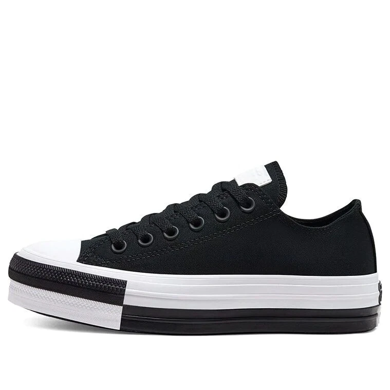 All star cheap flatform preto