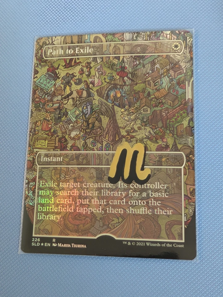 Foil Path To Exile - RARE MTG Artist Proof Signed Marija Tiurina - Secret Lair   - Image 2 of 3