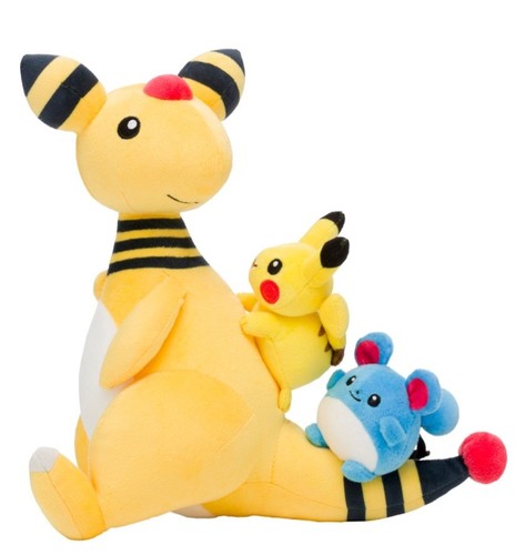 Pokemon Center TOKYO BAY Reopening Limited Plush doll Pikachu Ampharos Marill JP - Picture 6 of 11