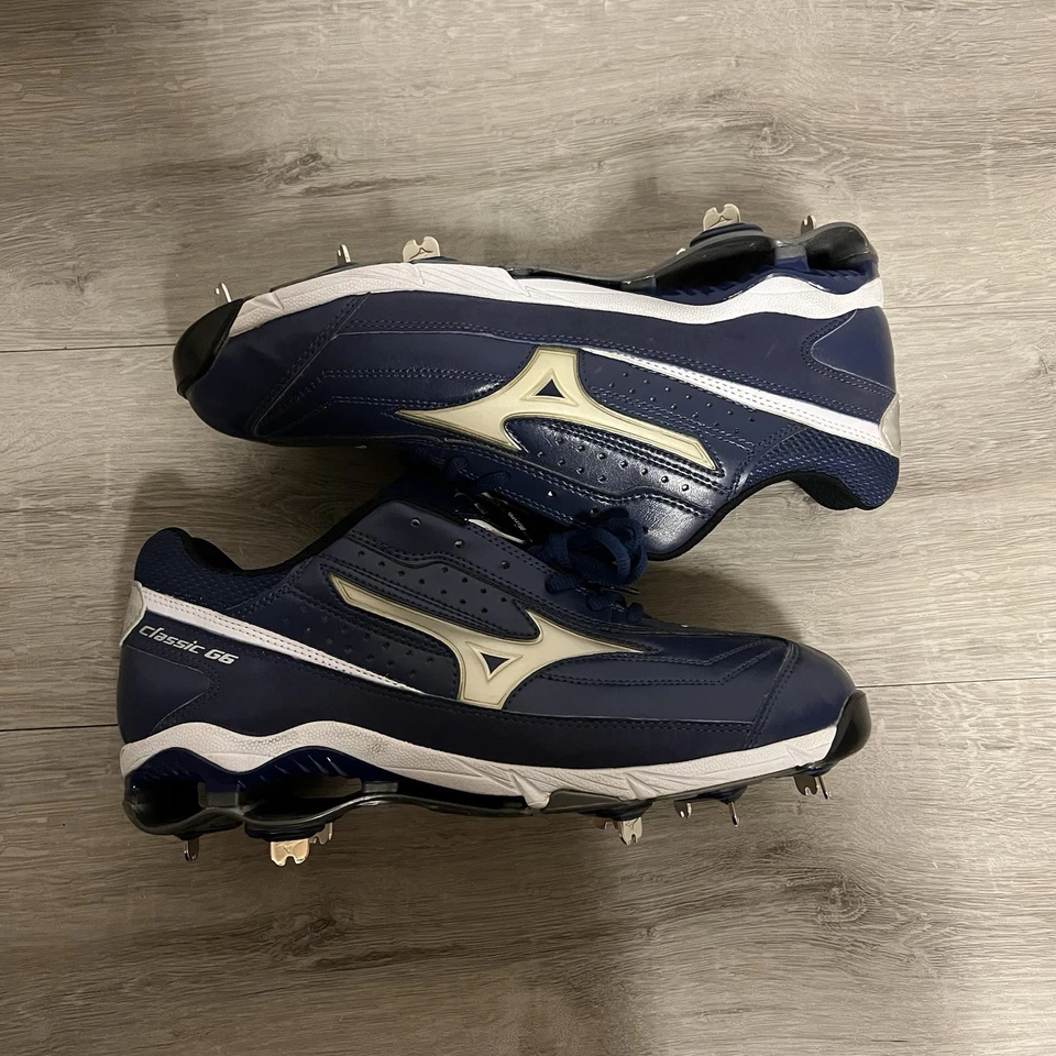 Botines de béisbol Mizuno 9 clavos clásicos G6 interruptor bajo para hombre 11 320378.5200 nuevos Foto 2 de 4