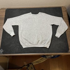 Vintage 1950s Flocked Heather Healthknit Sweatshirt Raglan Crewneck Made USA 60s