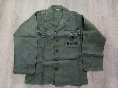 OG 107 Utility Uniform Shirt USMC 1. Muster klein Vietnamkrieg