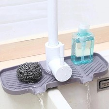 Silicone Sink Splash Guard Mat Kitchen Faucet Drain Drying Pad Counter Protector