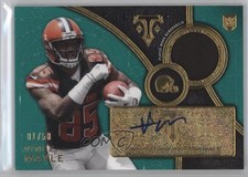 2015 Topps Triple Threads Rookie Relics Emerald 1/50 Vince Mayle Auto k4p