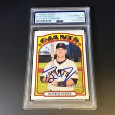 2021 Topps Heritage High Number Buster Posey Autograph PSA DNA Giants