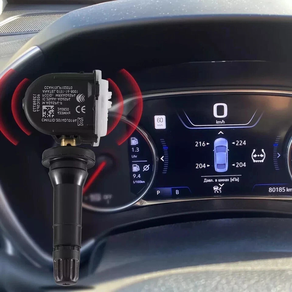 Juego de (4) 433 MHz para Chevrolet Camaro 2016-2020 sensor de presión de neumáticos TPMS Hencv Foto 3 de 4