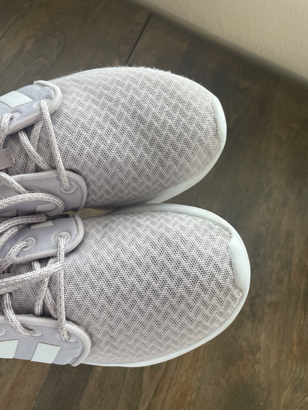 Adidas Womens Cloudfoam QT Racer Ice Purple Running Shoes Sneakers Size 8 thumbnail 12