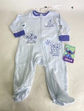 Disney Baby Stitch Angel Scrump Pies Una Pieza Cremallera Body Pijama 6 Meses