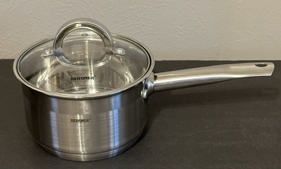 Bergner High Quality Stainless Steel 1.5 qt Saucepan with Lid Cookware # S0174