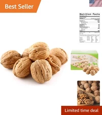 California Chandler Jumbo Walnuts in Shell - Natural, Not Bleached - 5.5 Lbs