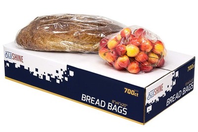 [Pack Of 700] Clear Bread Bags For Homemade Bead With 8 X 4 X 18, 
