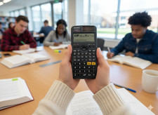 Casio FX-85GT X Classwiz wissenschaftlicher Taschenrechner Dual Power schwarz sehr guter Zustand