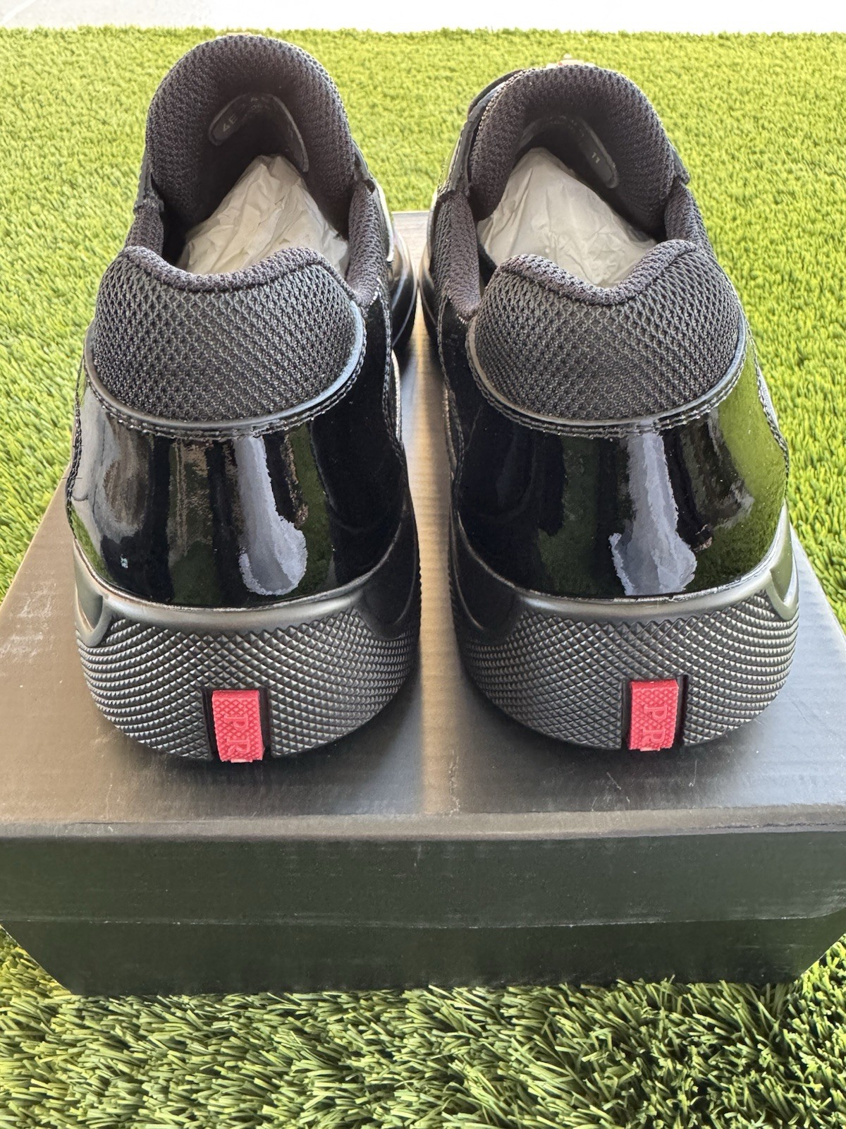 PRADA America Cup Sneaker Black Size 11 US EU 45 thumbnail 5