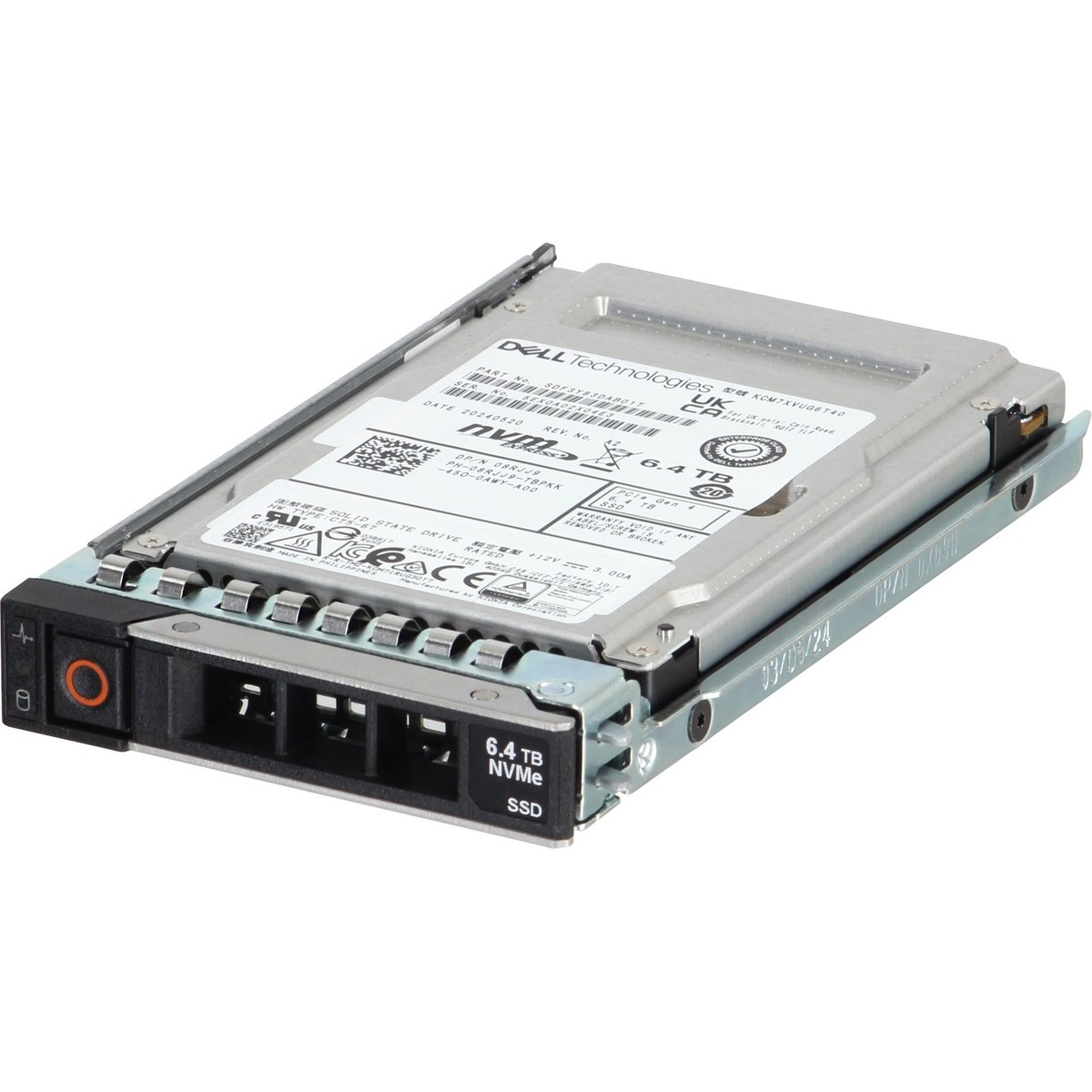 Dell 6.4TB PCIe Gen4 NVMe MU TLC 2.5 SSD KCM7XVUG6T40 (8RJJ9
