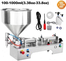 Automatic Liquid Paste Filling Machine 1000ml Pneumatic Filler Honey Sauce Soap