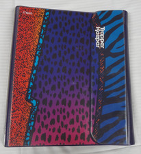 Mead Trapper Keeper 3-Ring Pocket Binder RETRO ANIMAL PRINT