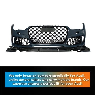 For 2016 2017 2018 Audi A7 S7 C7.5 Front Bumper Body Kit RS7 Style With Grille