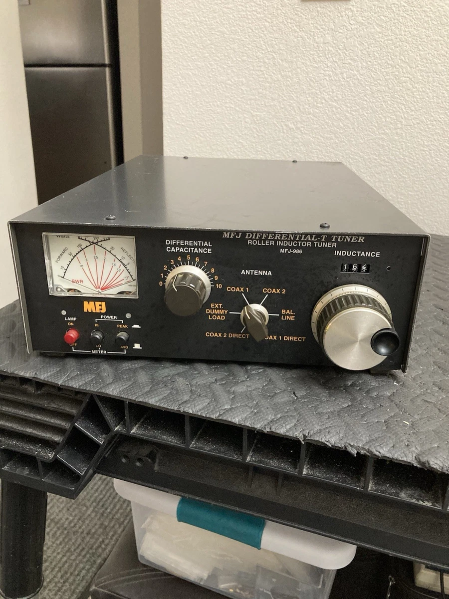 MFJ 986 Differential-T Antenna Tuner Roller Inductor - TESTED | eBay