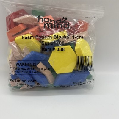 Hamd2Mind Pattern Blocks, Foam Set / 100
