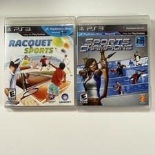 Sports Champions & Racquet Sports PS3 PlayStation 3 Bundle CIB TESTED