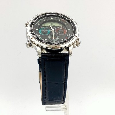Citizen Yacht Timer C050-088379 Digital LCD Analog Watch Used