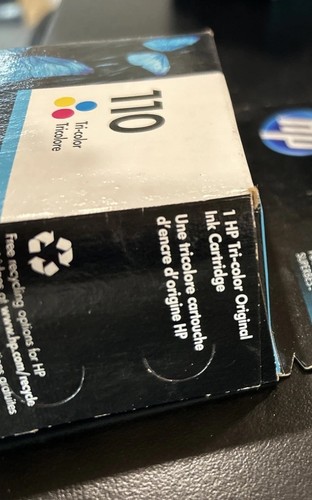 1-Sealed Box -HP 110- Tri-color Ink Cartridges-Option 140-(CB304AN) Date2018 - Picture 3 of 5