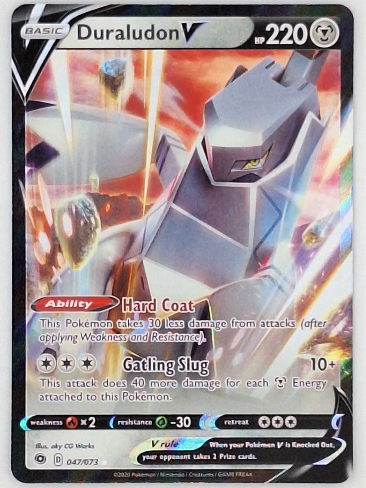 Duraludon V 047/073 Ultra Rare Pokemon Card NM